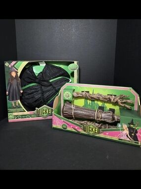 Wicked Witch Kids Costume & Broom